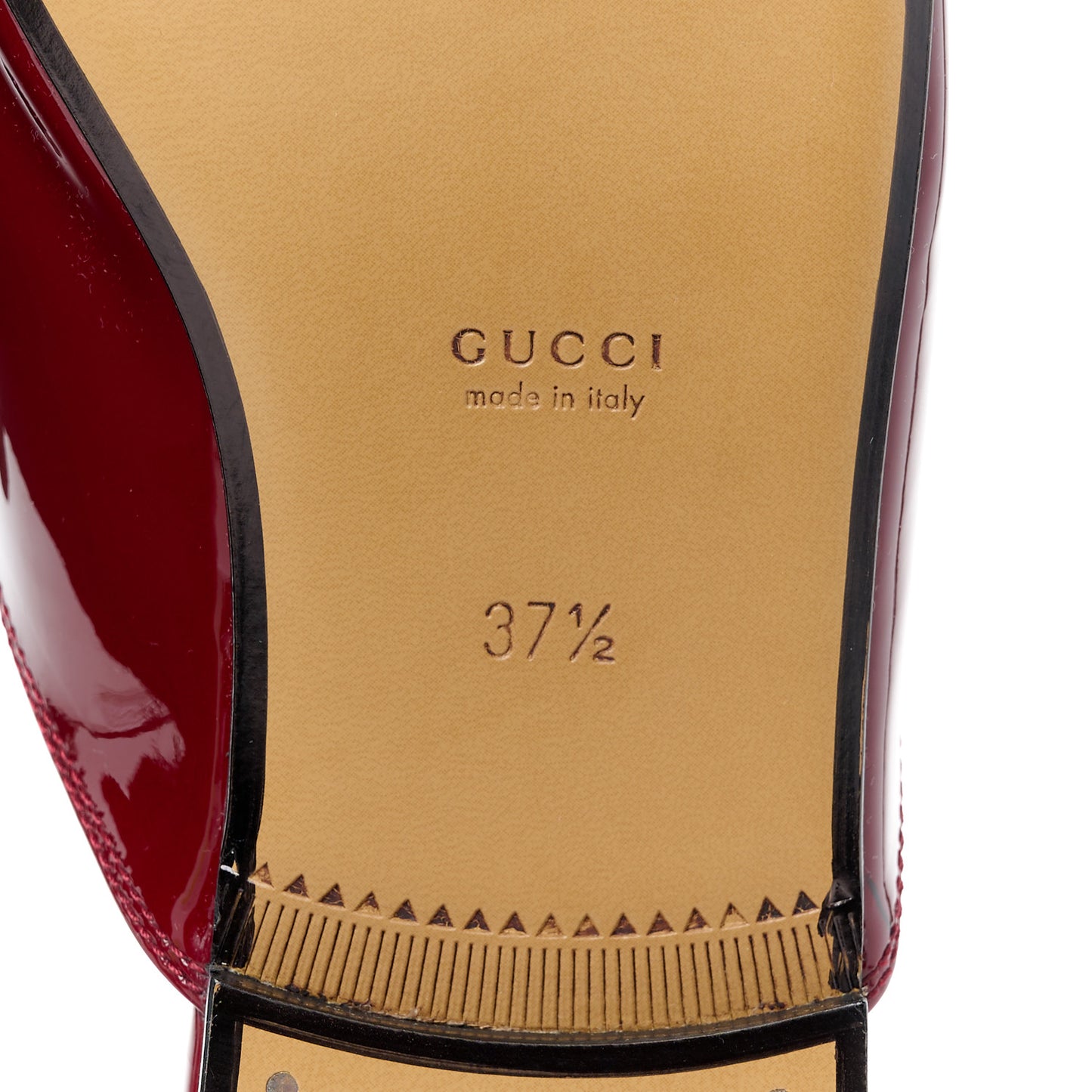 Patent Womens Princetown Slippers 37.5 Rosso Ancora