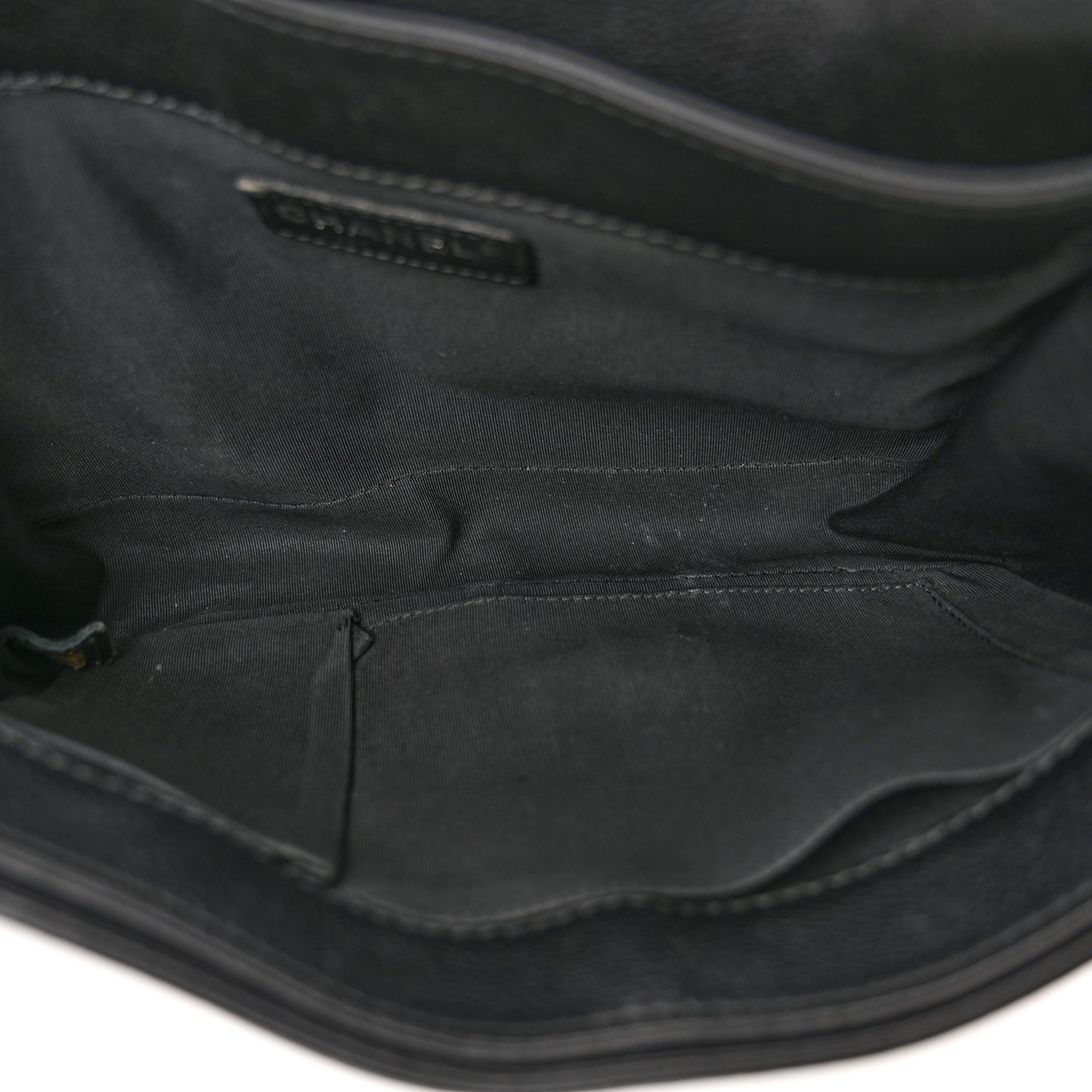 Calfskin New Medium Boy Reverso Flap Black