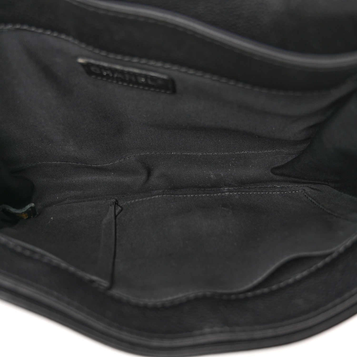 Chanel Calfskin New Medium Boy Reverso Flap Black 5 of 10