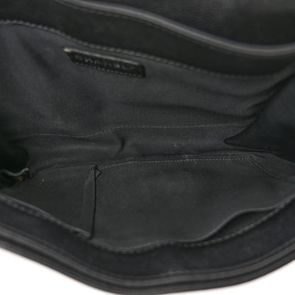 Chanel Calfskin New Medium Boy Reverso Flap Black 5 of 10