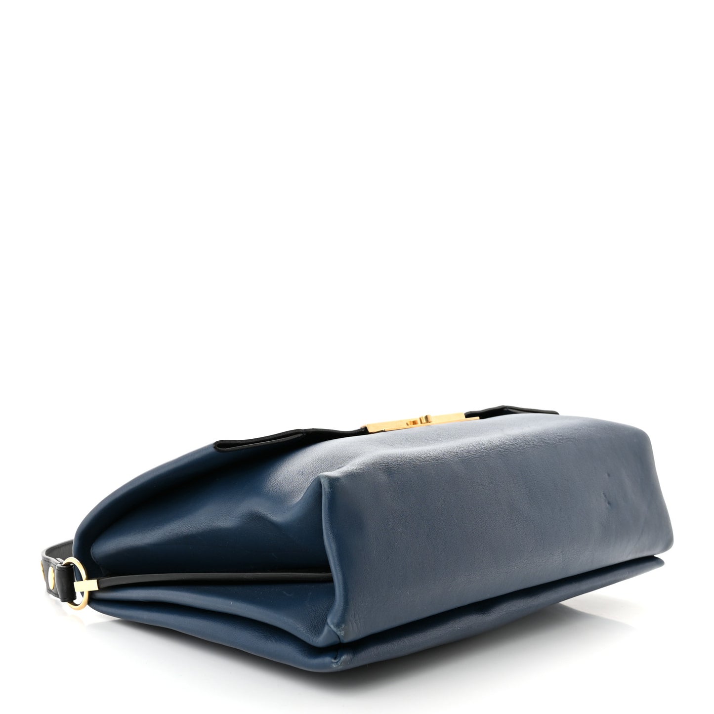 Smooth Calfskin Blade Flap Navy