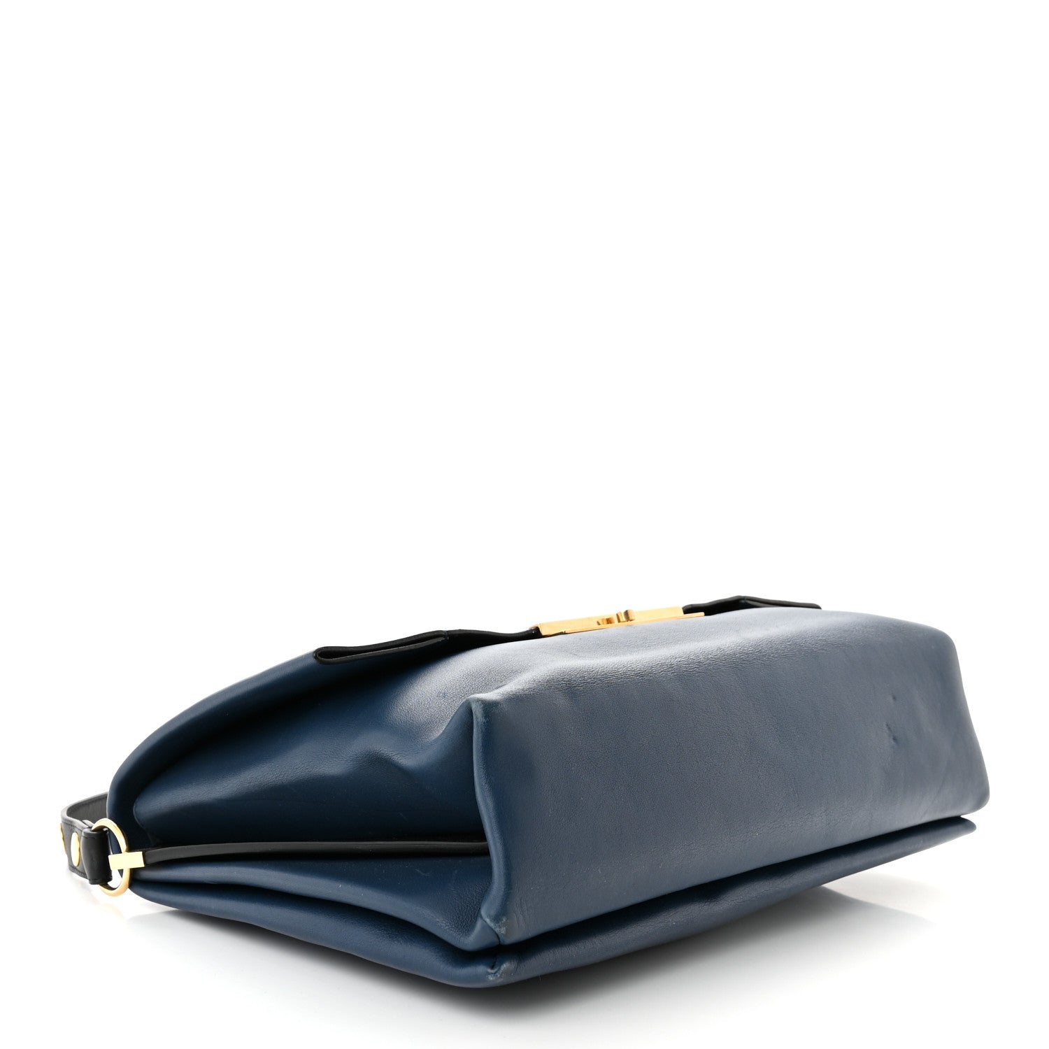 Celine Smooth Calfskin Blade Flap Navy 4 of 15