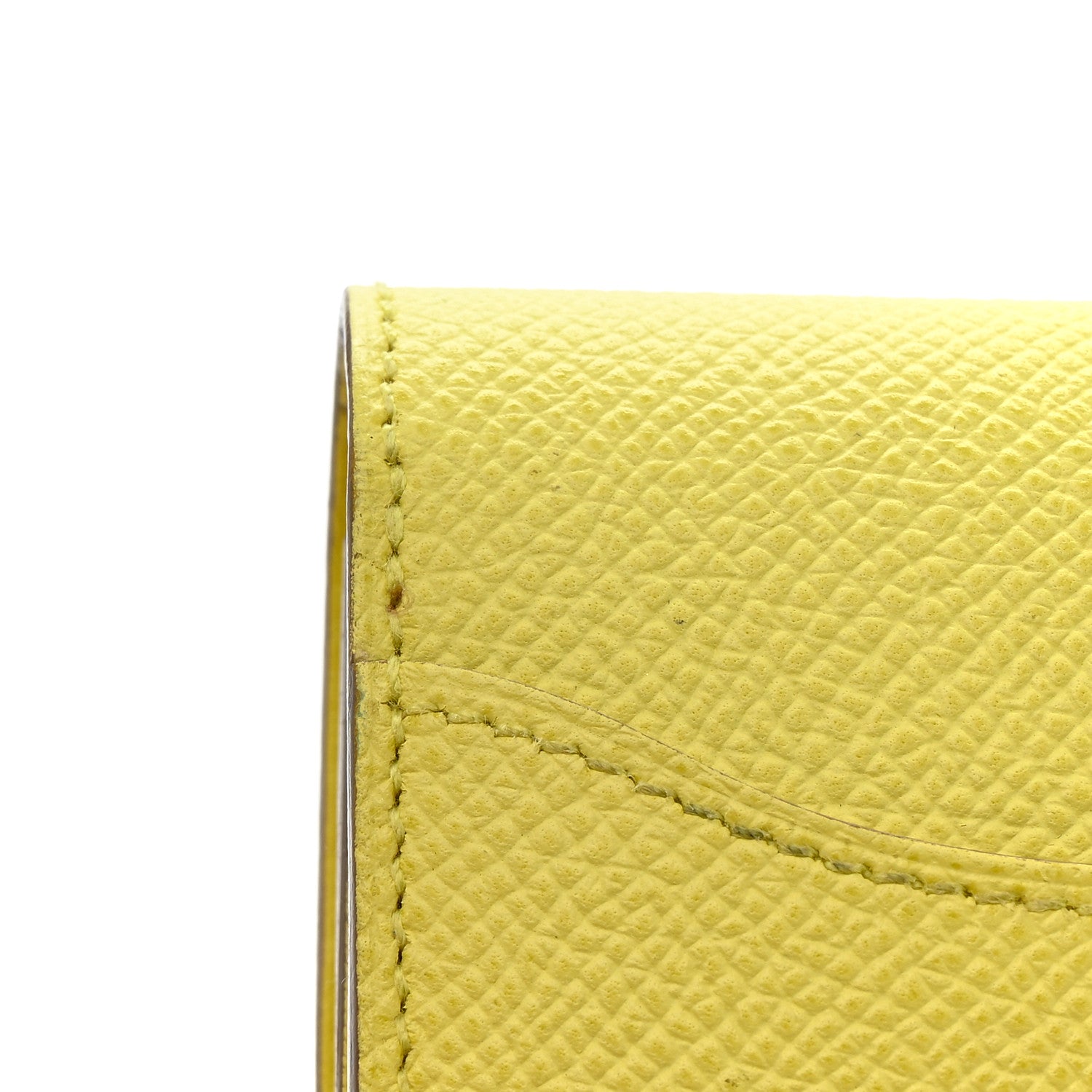Hermes Epsom Constance Short Wallet Lime 8 of 8