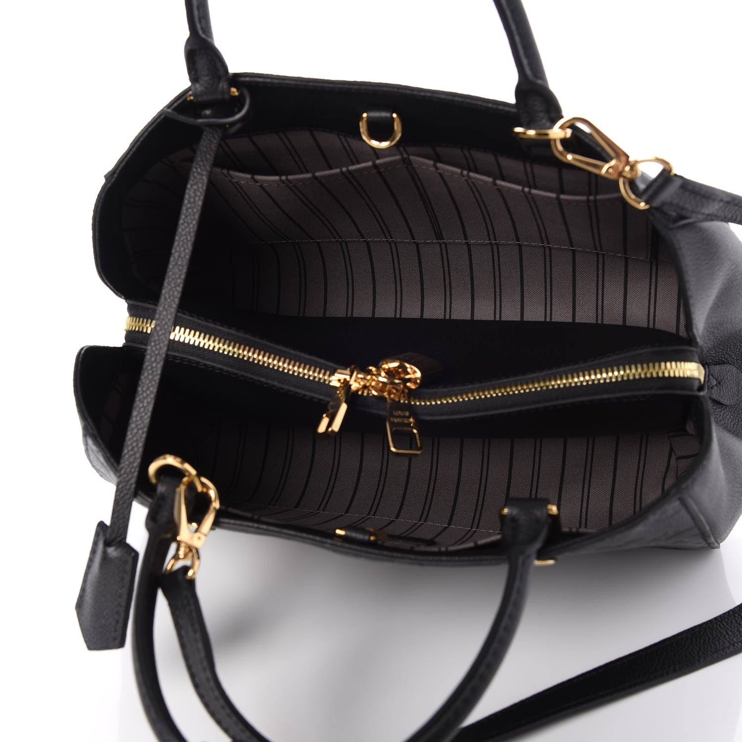 Louis Vuitton Empreinte Montaigne MM Black 6 of 8