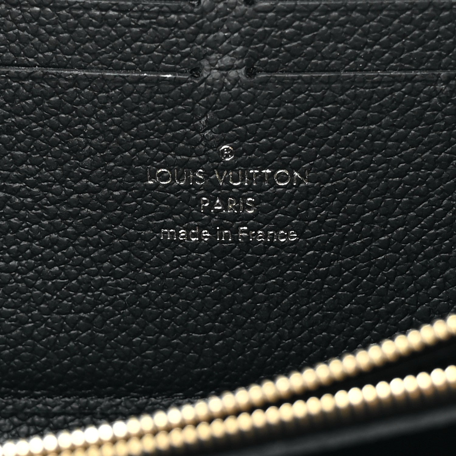 Louis Vuitton Empreinte Clemence Wallet Black 6 of 12