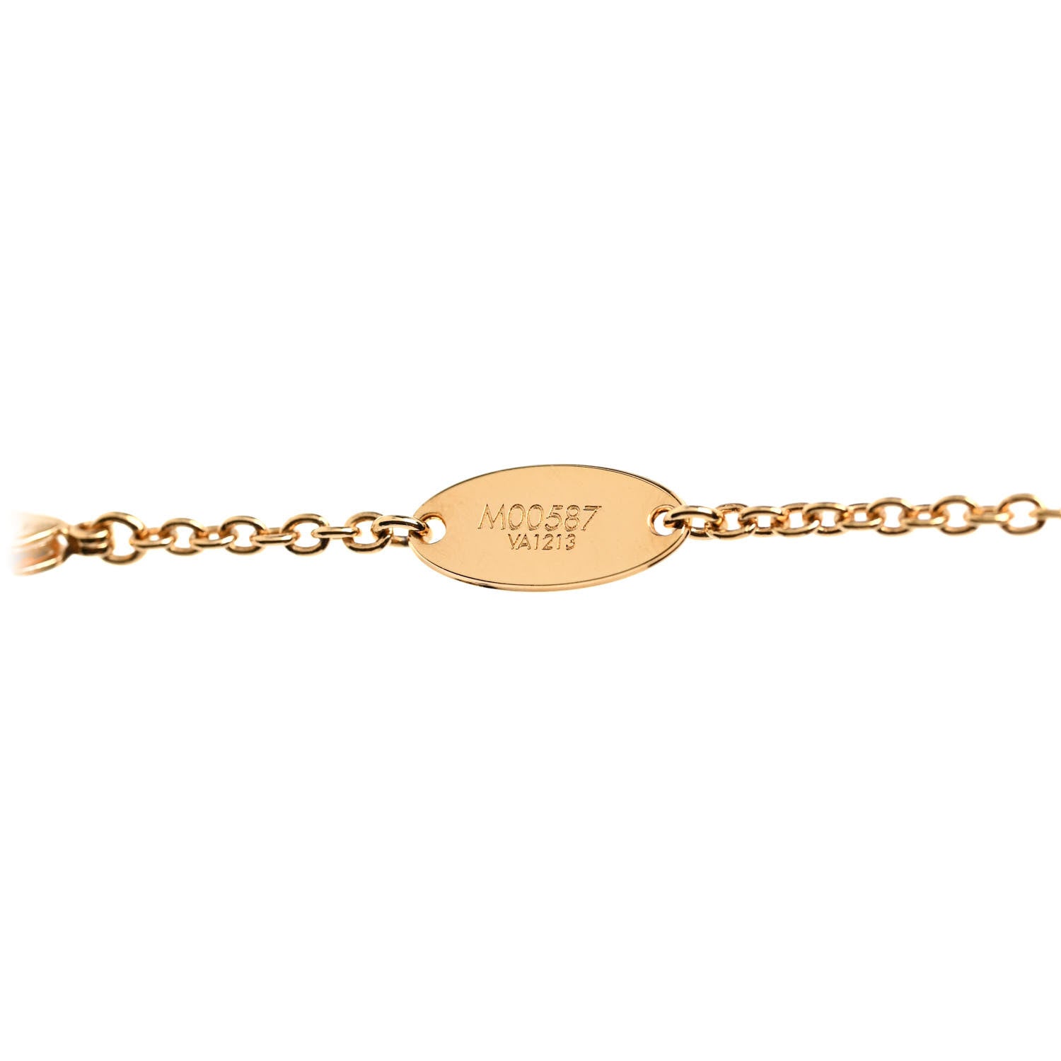 Louis Vuitton Metal Crystal LV Iconic Bracelet Gold 6 of 7