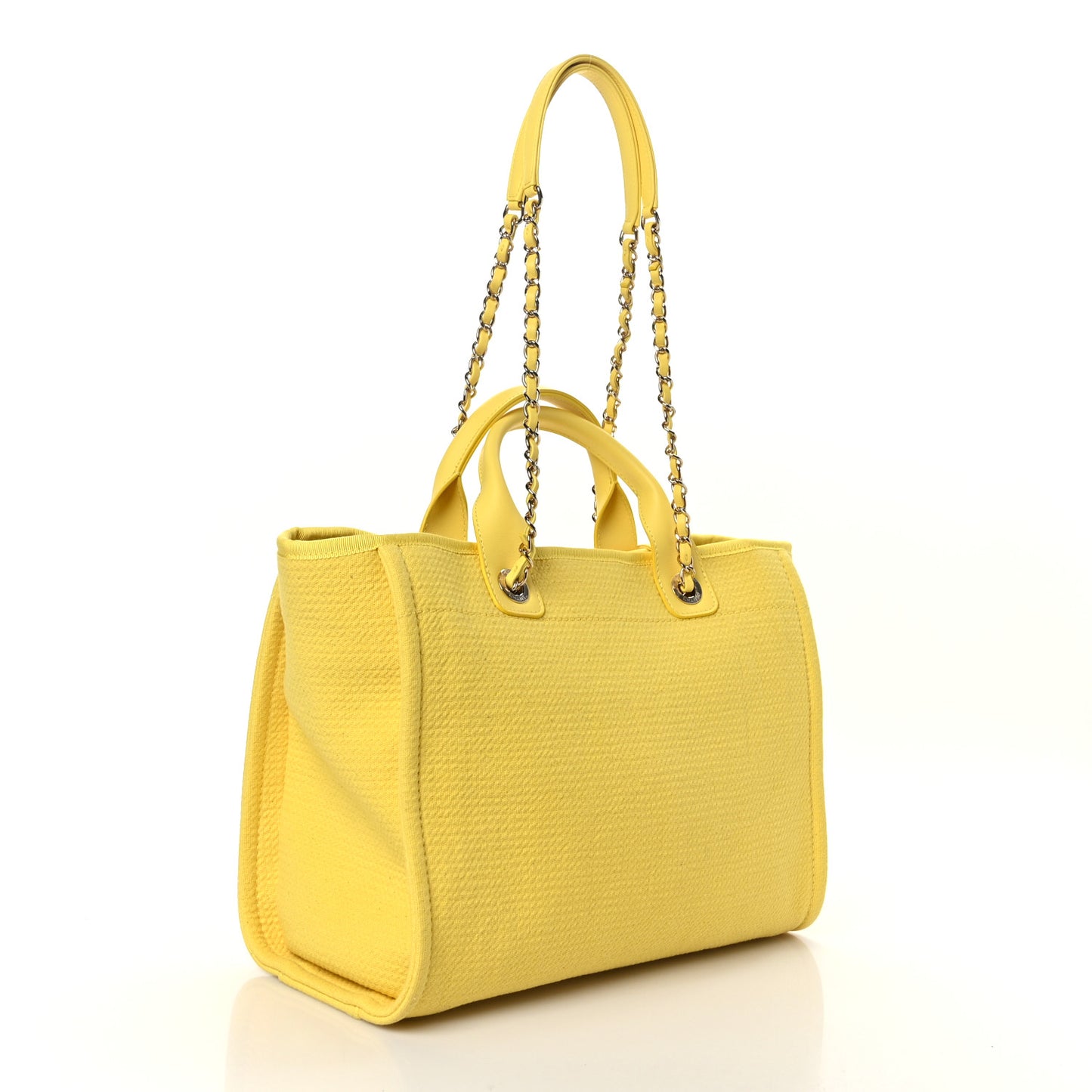Mixed Fibers Small Deauville Tote Yellow