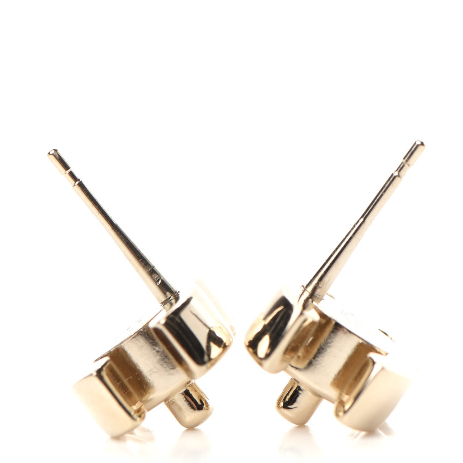 Chanel Metal CC Turnlock Clip On Earrings Gold 3 of 5