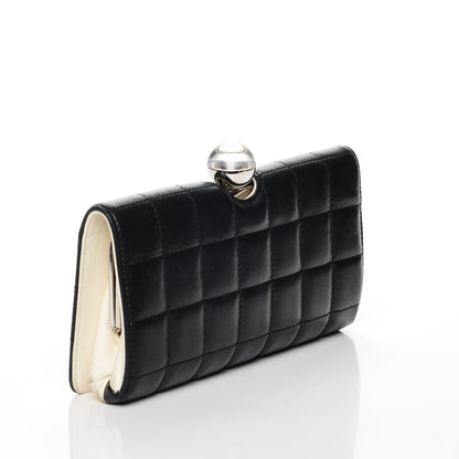 Chanel Lambskin Quilted Crystal Ball Clutch Black 3 of 10