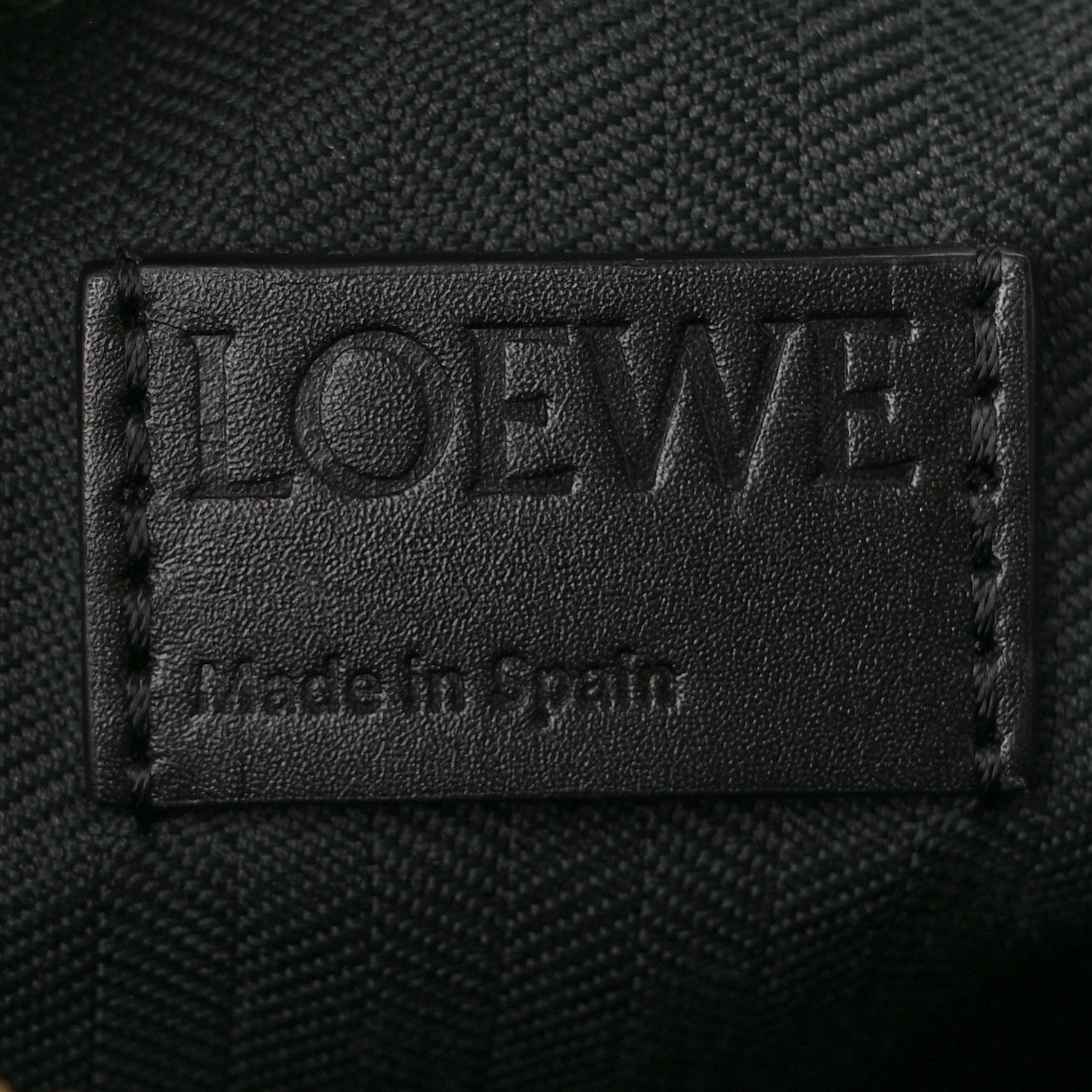 Loewe Satin Calfskin Small Puzzle Bag Black 6 of 11