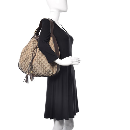 Gucci Monogram Medium Interlocking Icon Shoulder Bag Dark Brown 2 of 15