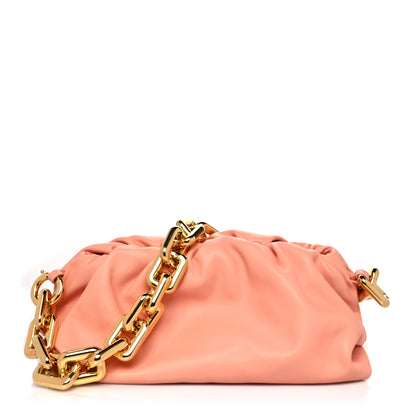Bottega Veneta Calfskin The Pouch Chain Clay 1 of 10