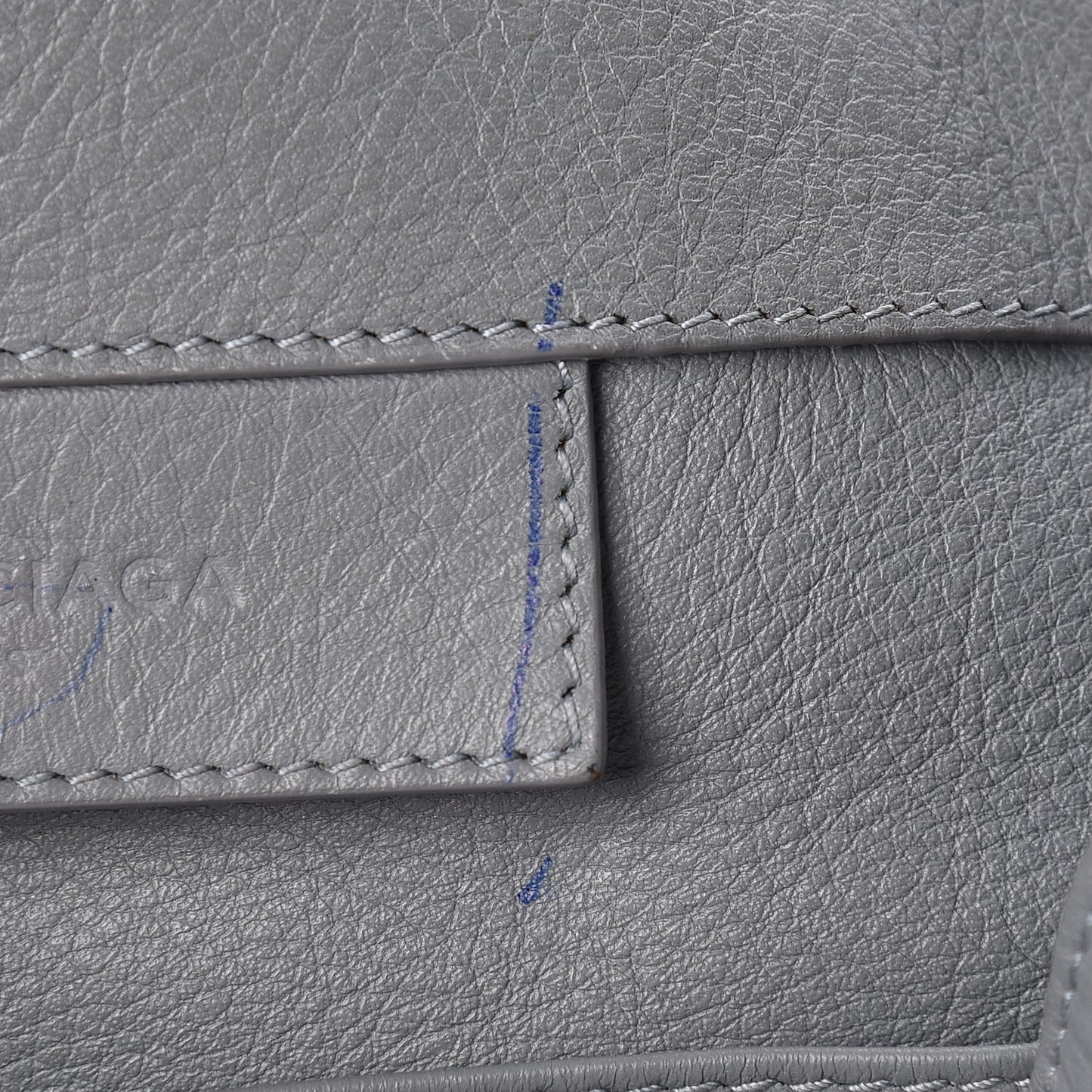 Veau Papier A4 Zip Around Tote Grey