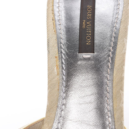 Louis Vuitton Mini Lin Bow Mules 40 Dune 10 of 12