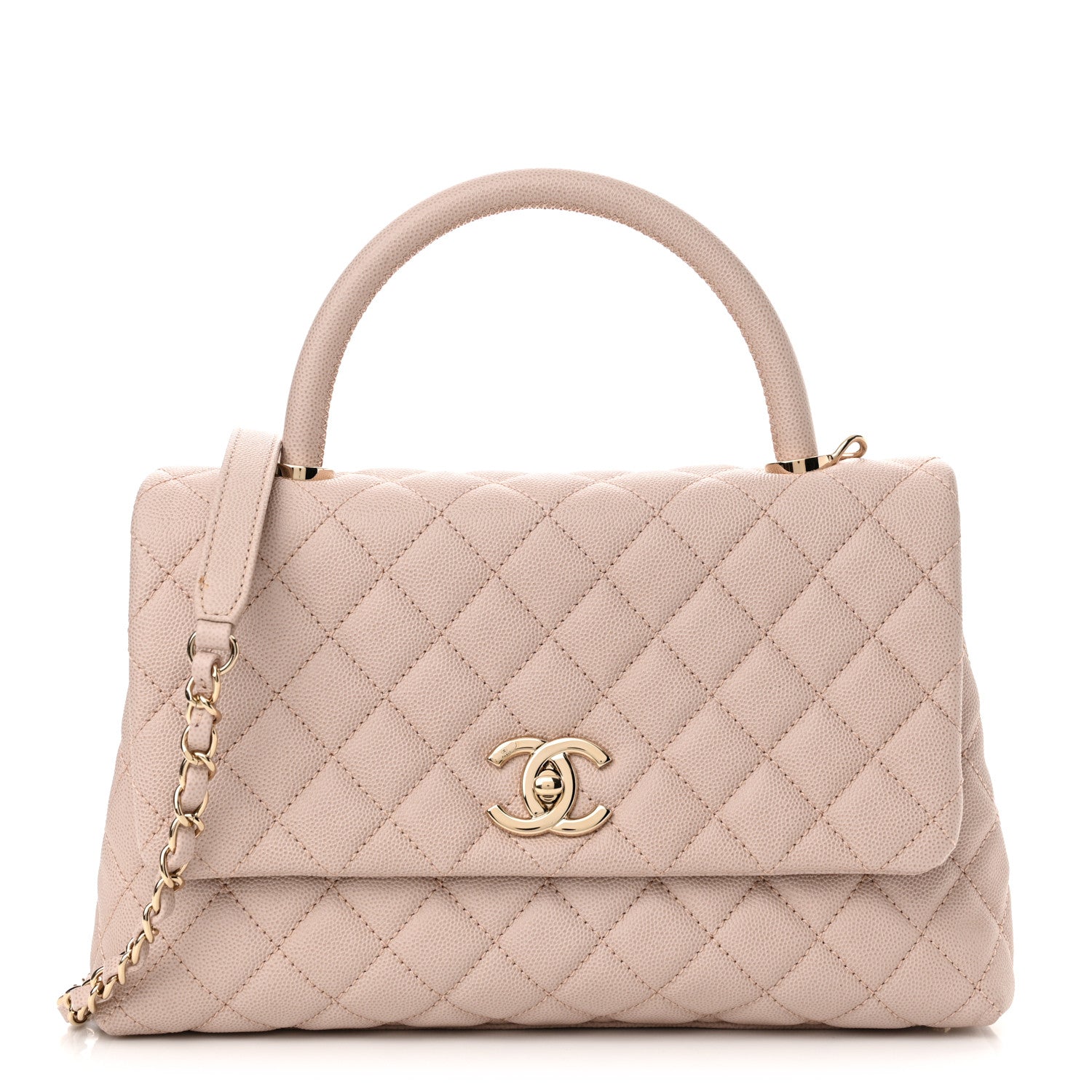 Chanel Caviar Quilted Small Coco Handle Flap Lilas Lilac 1 of 12