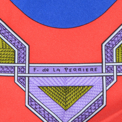 Hermes Silk Cuirs Du Desert Scarf 90 3 of 6