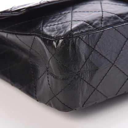Chanel Aged Calfskin Quilted 50th Anniversary 2.55 Reissue 227 Flap Black 10 of 11