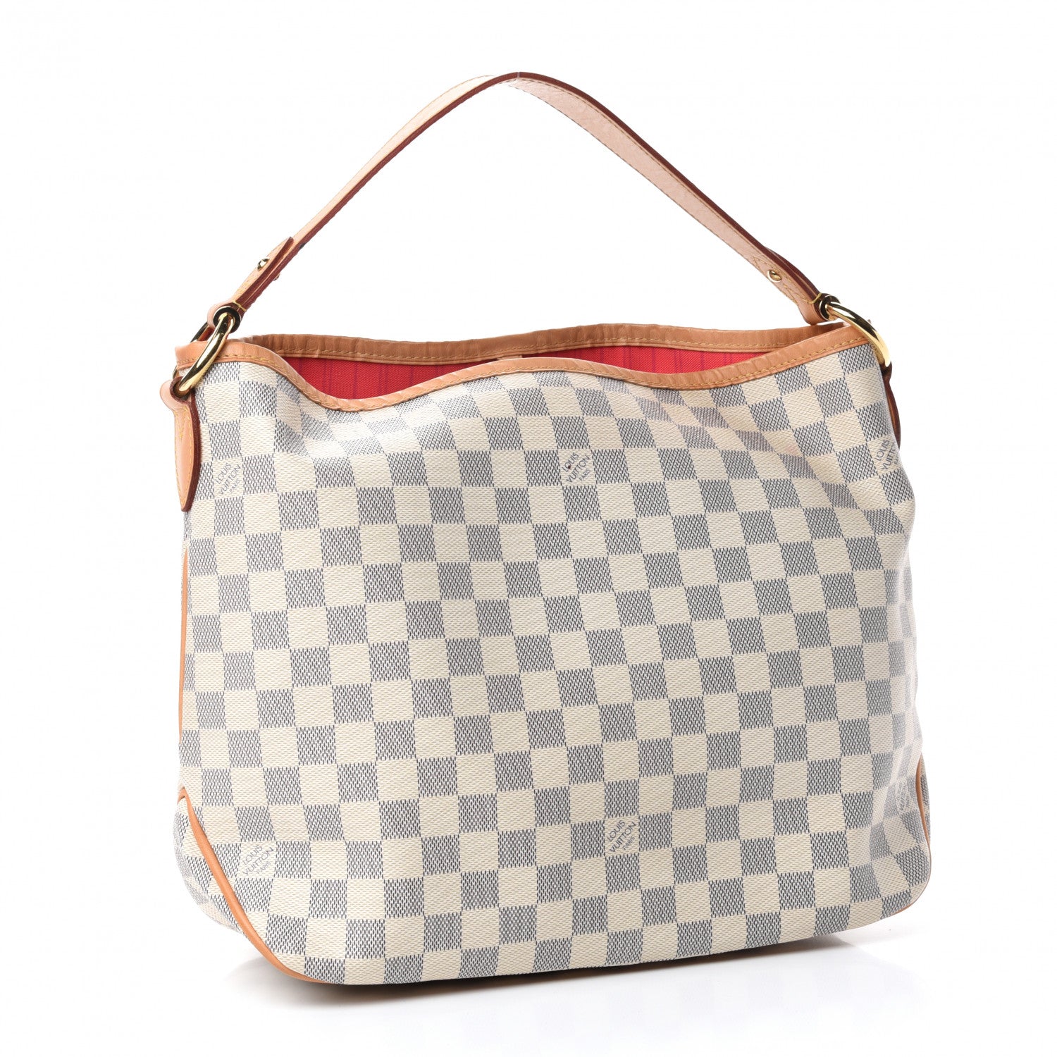 Louis Vuitton Damier Azur Delightful PM Pink 3 of 12