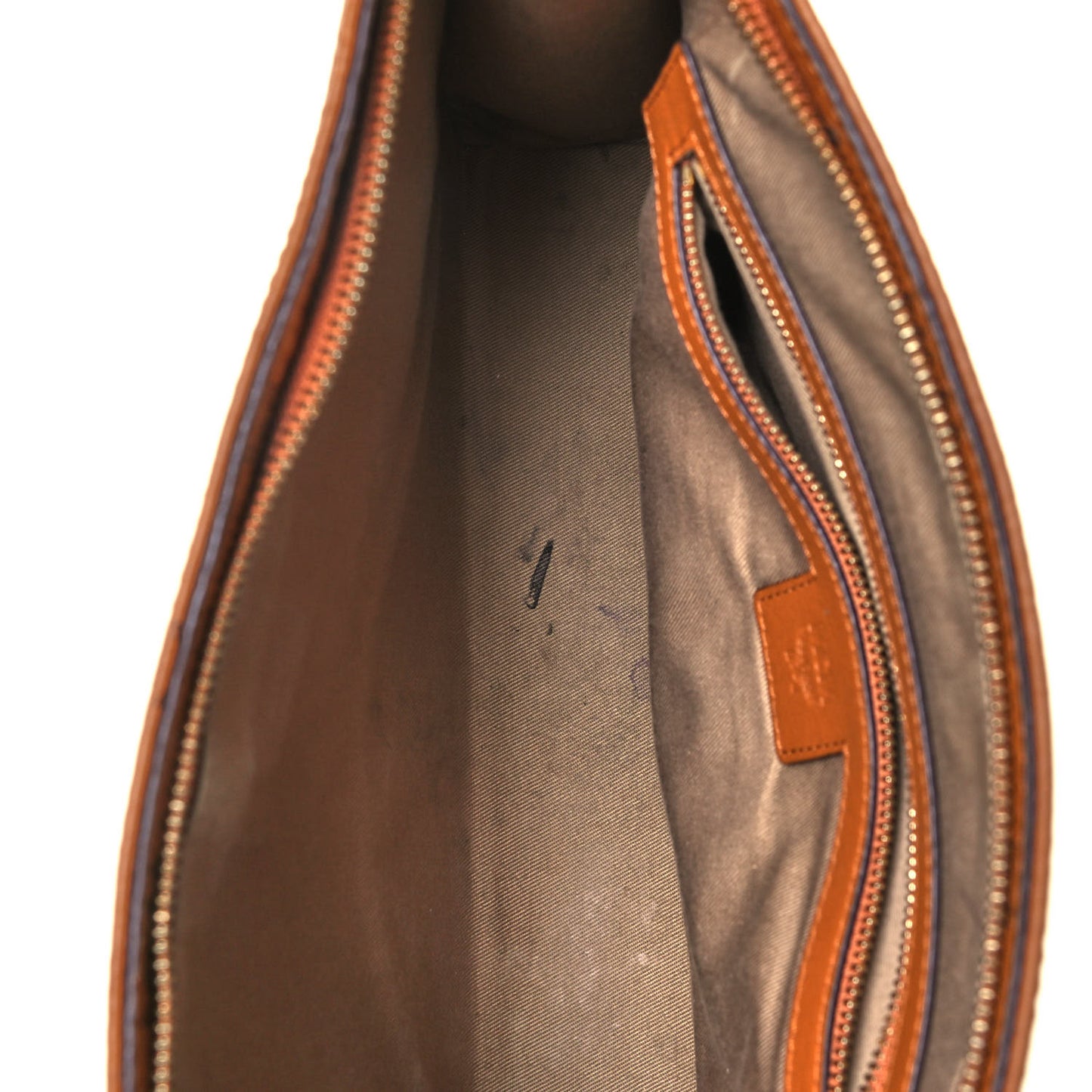 Visetos Medium Zip Pouch Cognac