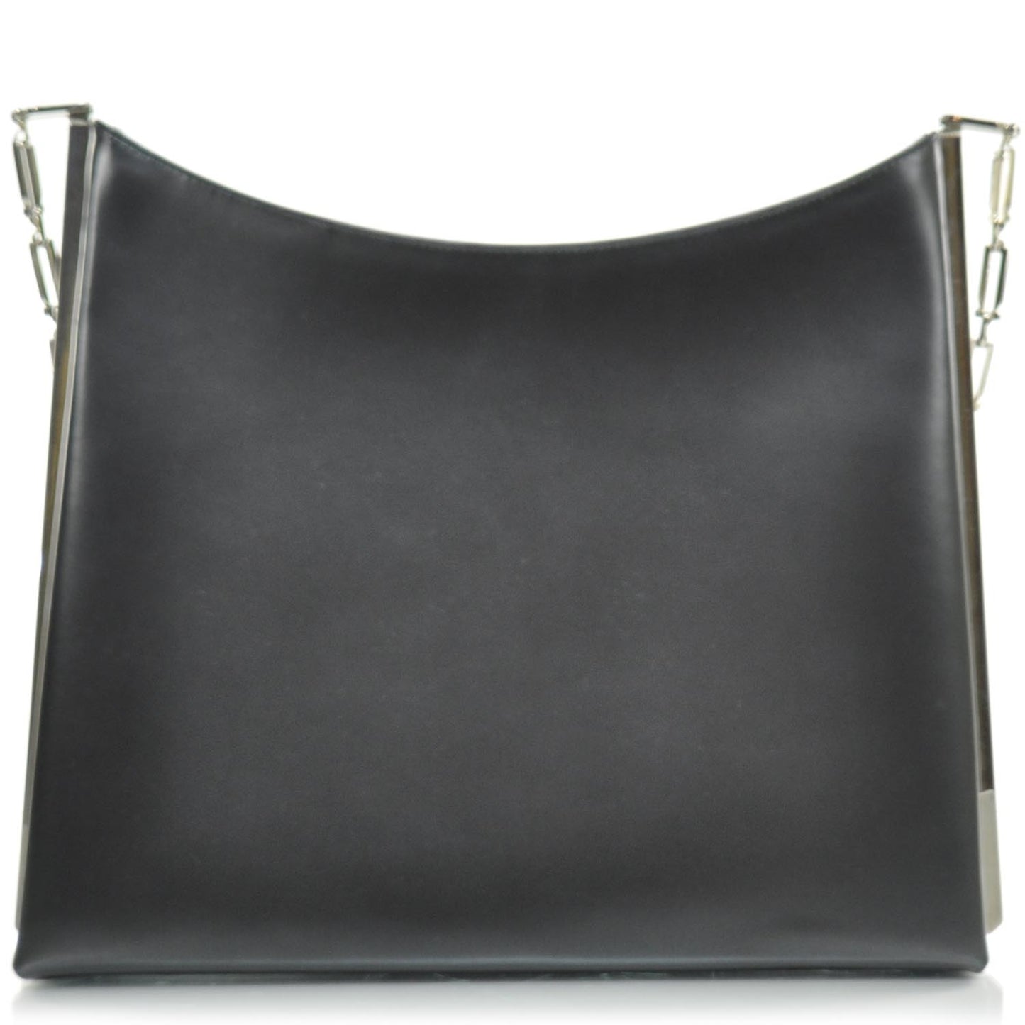 SALVATOREFERRAGAMOSmoothCalfskinBoxShoulderBagAnthracite