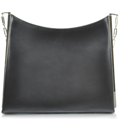FASHIONPHILE SALVATOREFERRAGAMOSmoothCalfskinBoxShoulderBagAnthracite 1 of 7