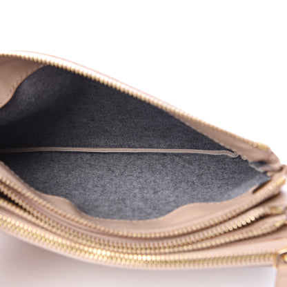Celine Smooth Lambskin Small Trio Crossbody Bag Powder 4 of 15