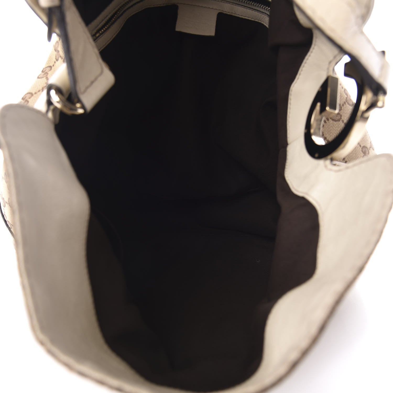 Gucci Monogram Medium Charlotte Hobo Off White 5 of 14