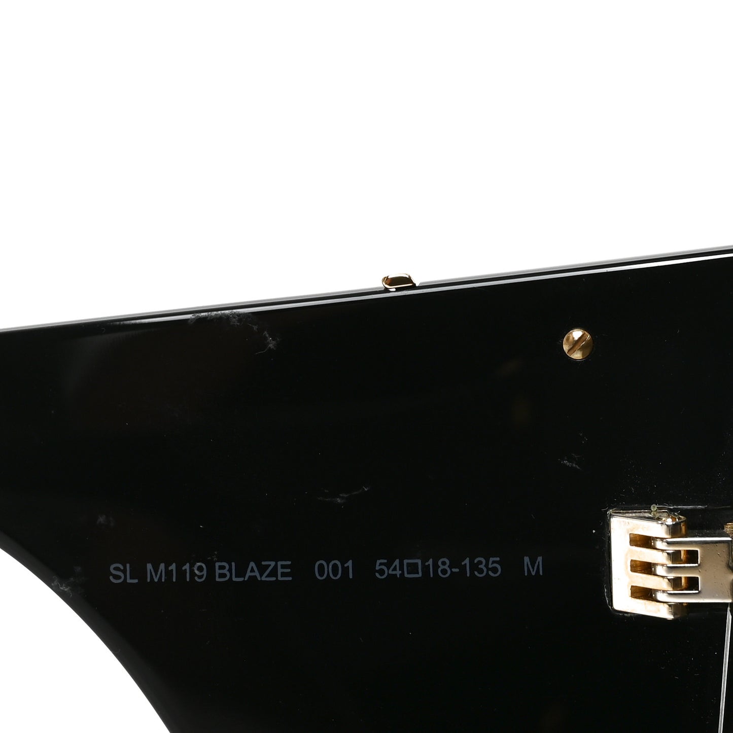 Acetate Blaze Sunglasses SL M119 Black