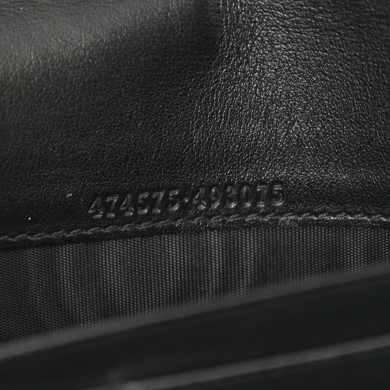 Gucci Calfskin Matelasse GG Marmont Chain Wallet Black 7 of 10