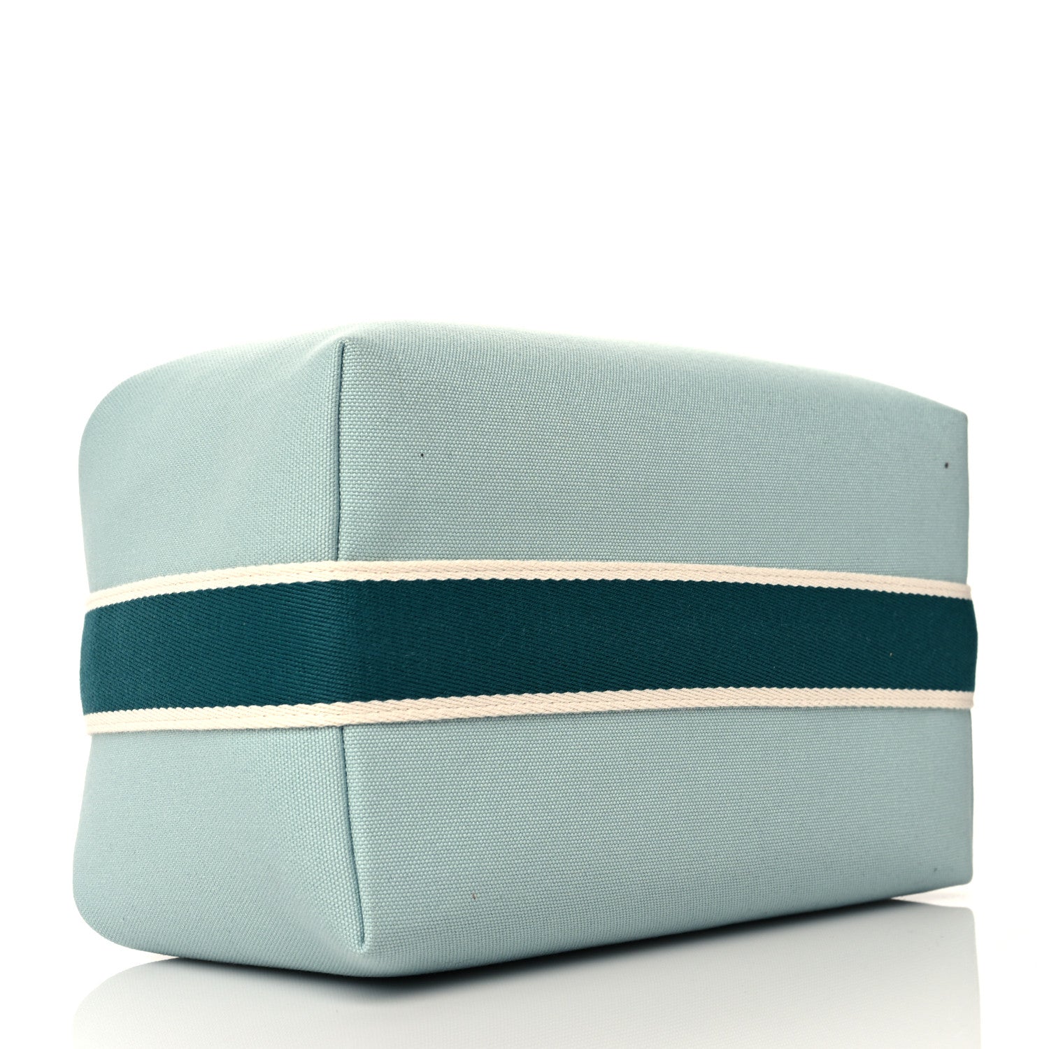 Hermes Canvas Small Bride-A-Brac Pouch Eucalyptus 4 of 11