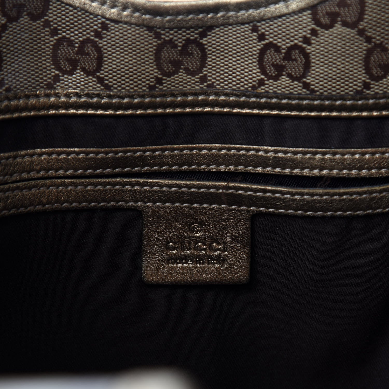 Gucci Crystal Monogram Medium Joy Shoulder Bag Bronze 10 of 12