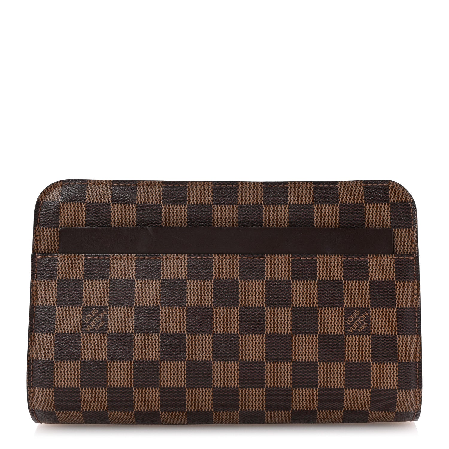 Louis Vuitton Damier Ebene Pochette Saint Louis Clutch 1 of 6