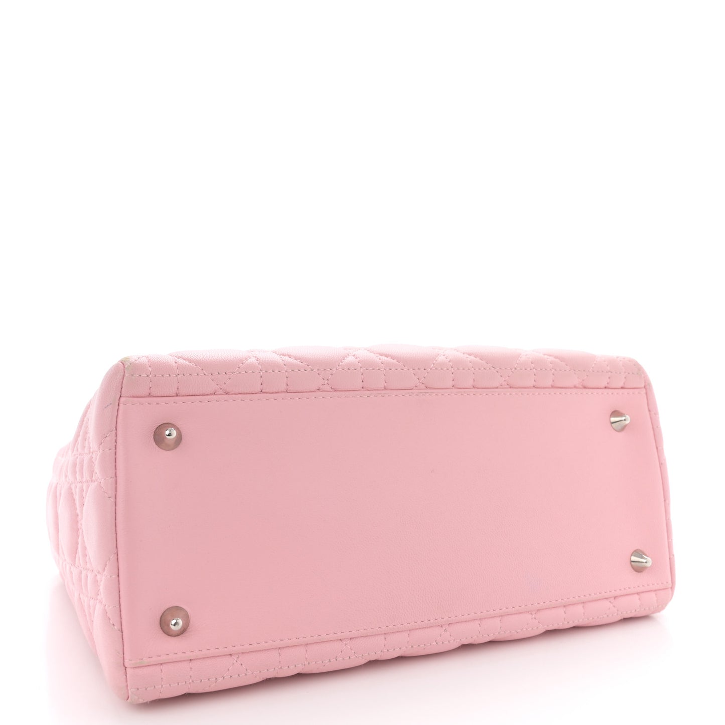 Lambskin Cannage Medium Lady Dior Light Pink