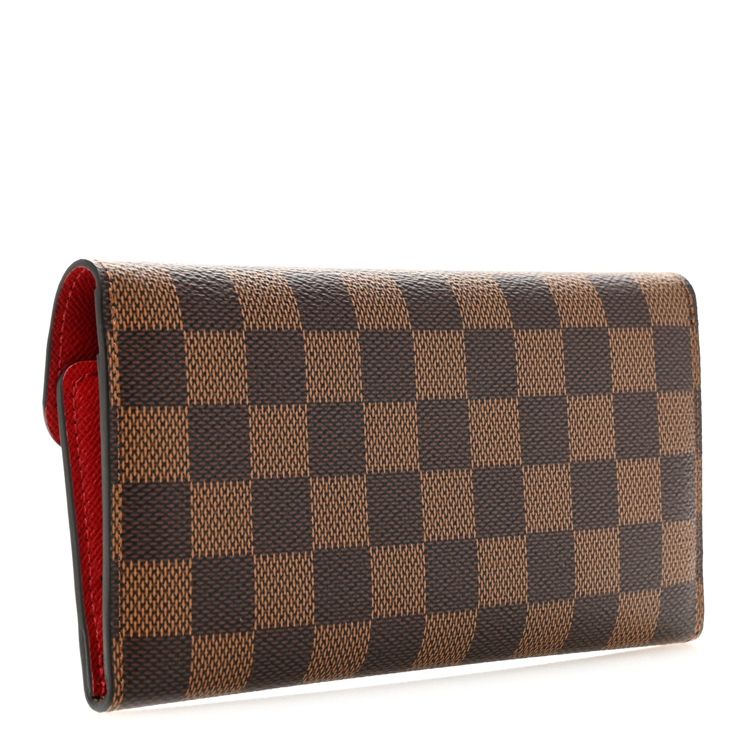 Louis Vuitton Damier Ebene Josephine Wallet Red 4 of 9