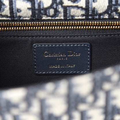 Christian Dior Oblique 30 Montaigne Flap Bag Blue 8 of 11
