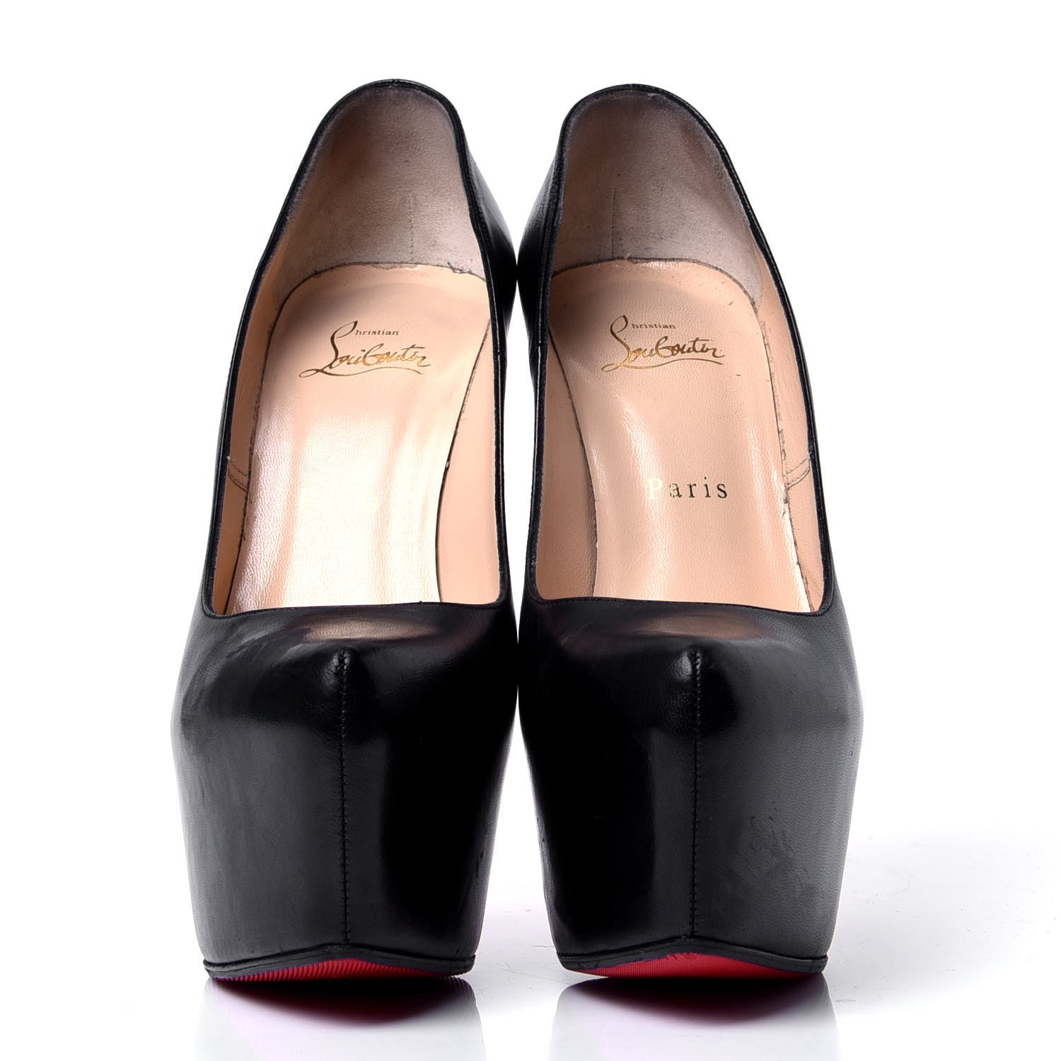 Christian Louboutin Kid Daffodile 160 Pumps 38 Black 2 of 6