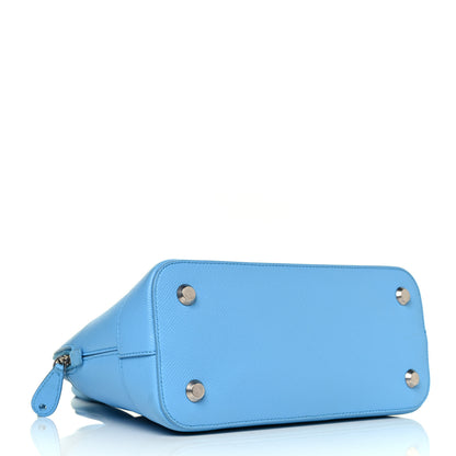 Balenciaga Grained Calfskin S Ville Top Handle Bag Blue 7 of 21