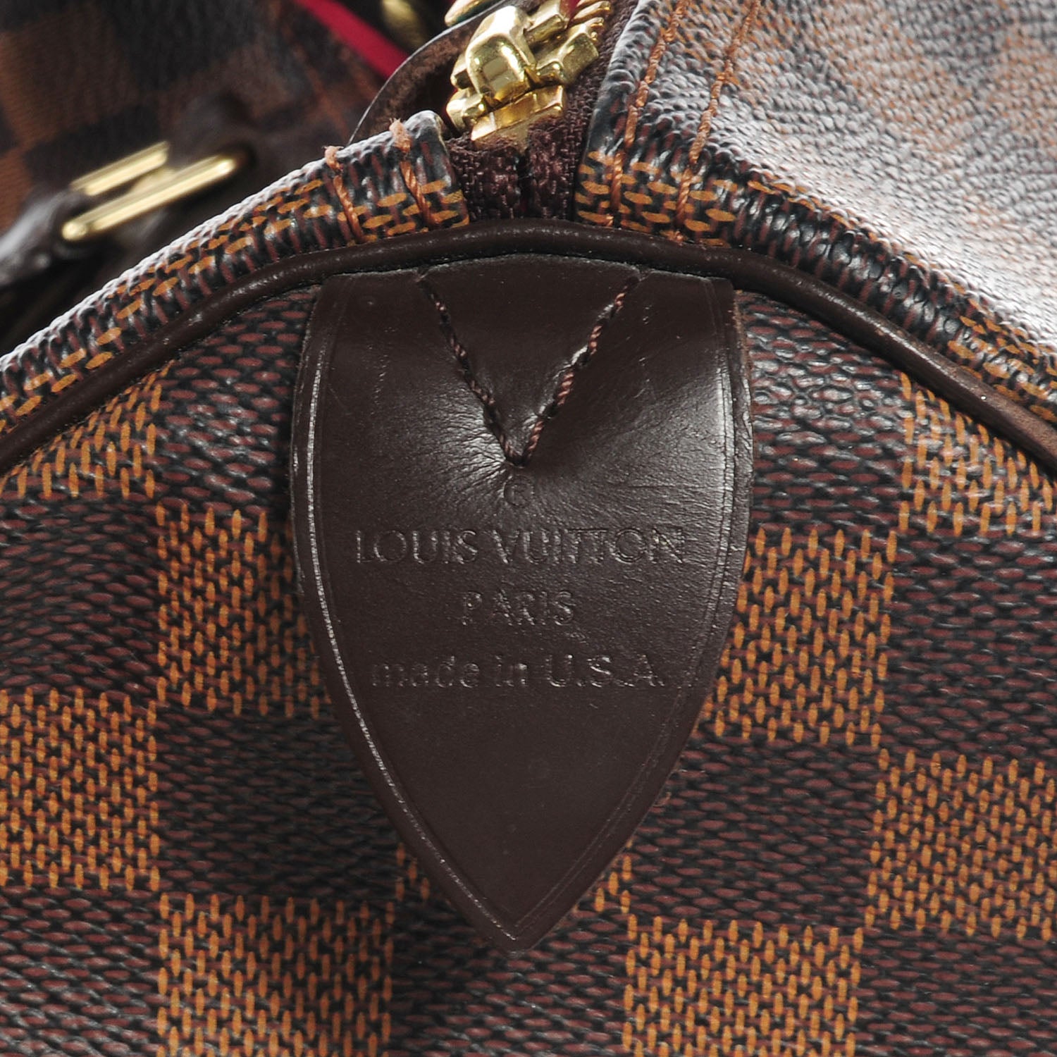 Louis Vuitton Damier Ebene Speedy 35 7 of 7