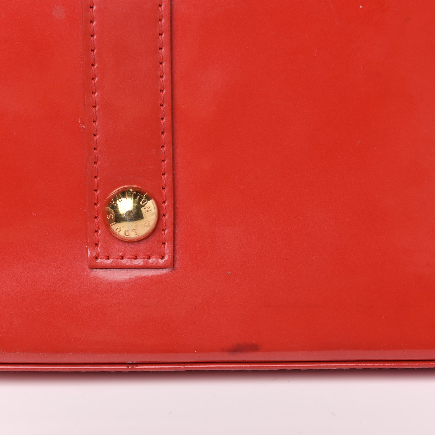 Louis Vuitton Vernis Alma GM Rouge Grenadine 13 of 18