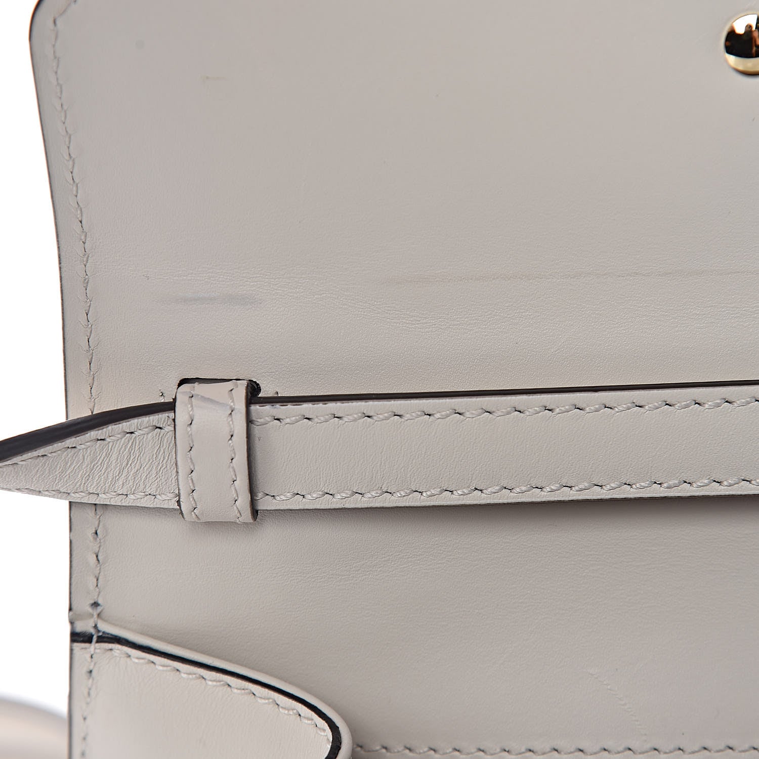 Gucci Calfskin Mini Sylvie Top Handle Bag White 12 of 13