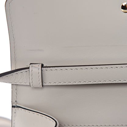 Gucci Calfskin Mini Sylvie Top Handle Bag White 12 of 13