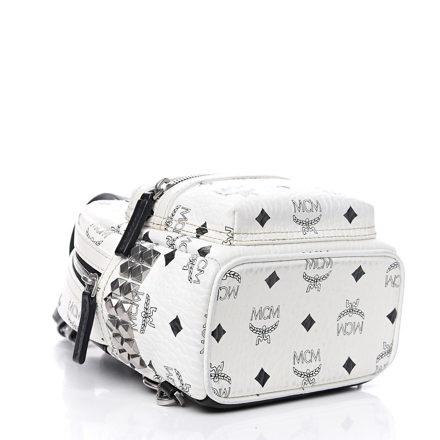 Visetos Side Stud X-Mini Stark Backpack White
