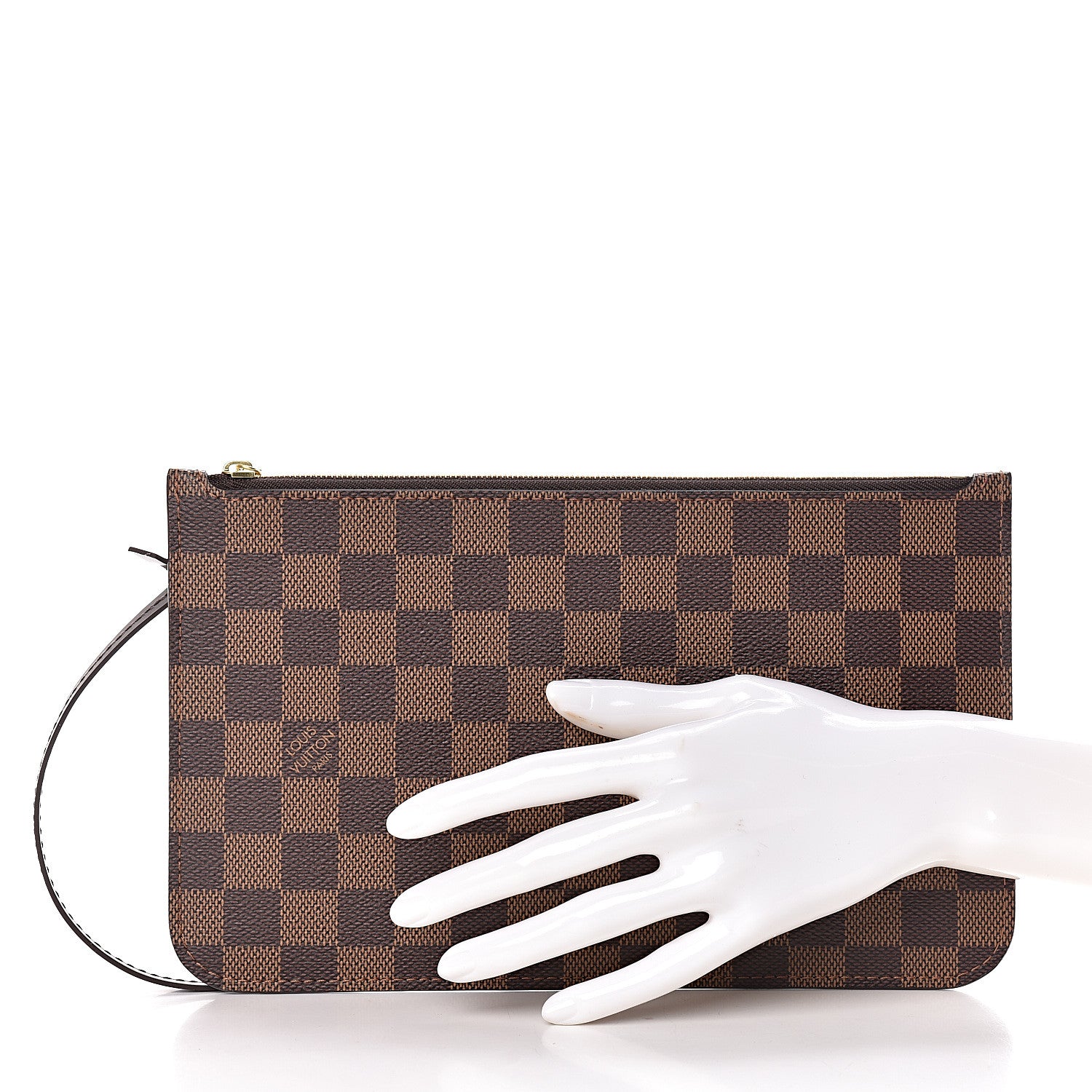 Louis Vuitton Damier Ebene Neverfull MM GM Pochette 2 of 9