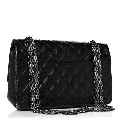 Chanel Aged Calfskin Quilted 2.55 Reissue 225 Flap Black 3 of 15