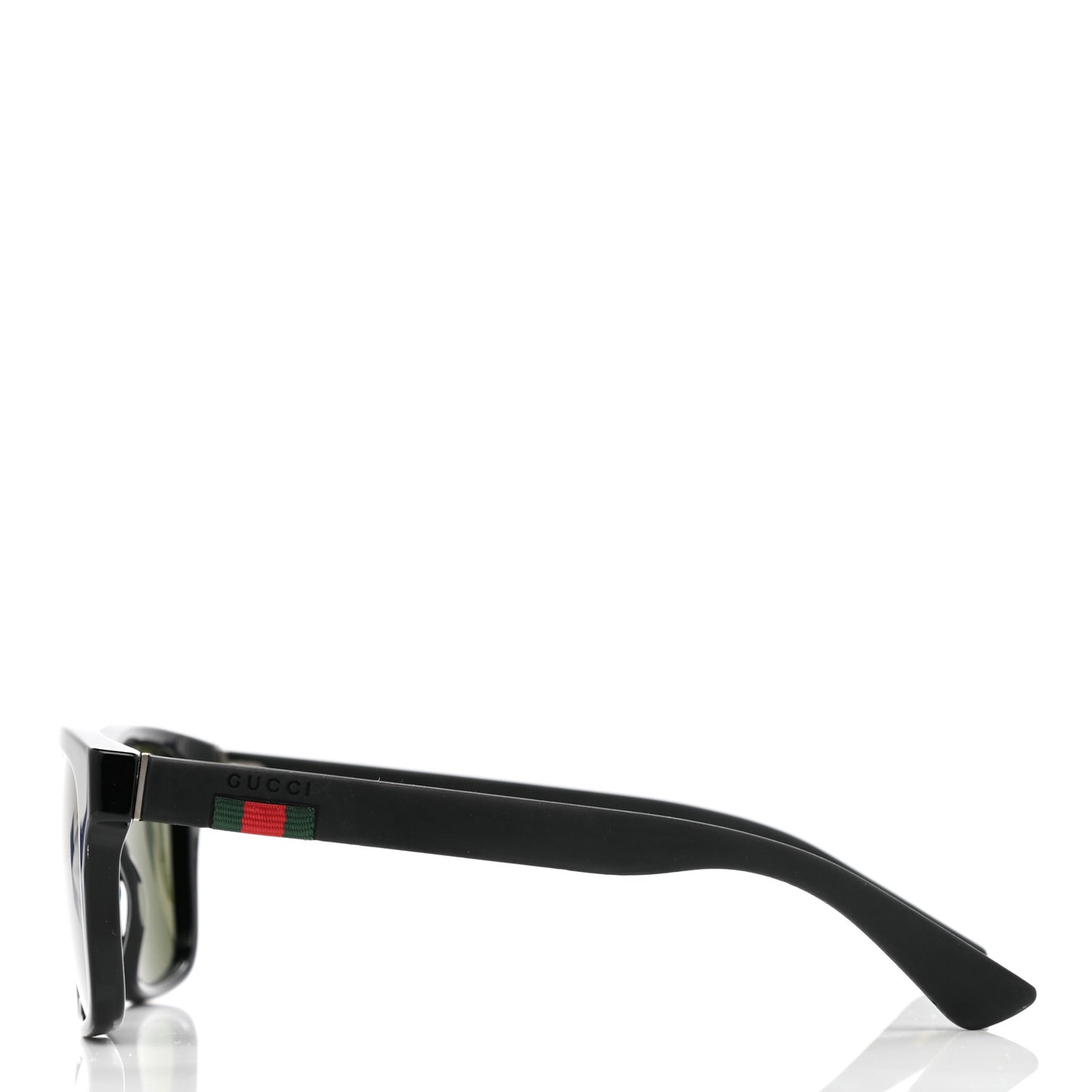 Square Frame Web Sunglasses GG0008S Black
