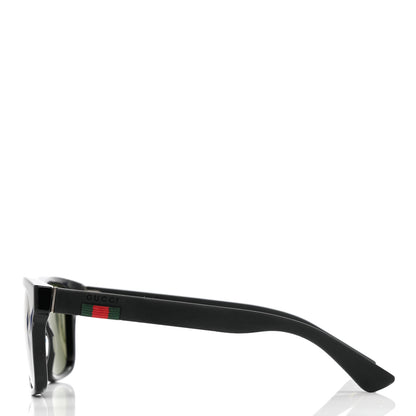 Gucci Square Frame Web Sunglasses GG0008S Black 3 of 9