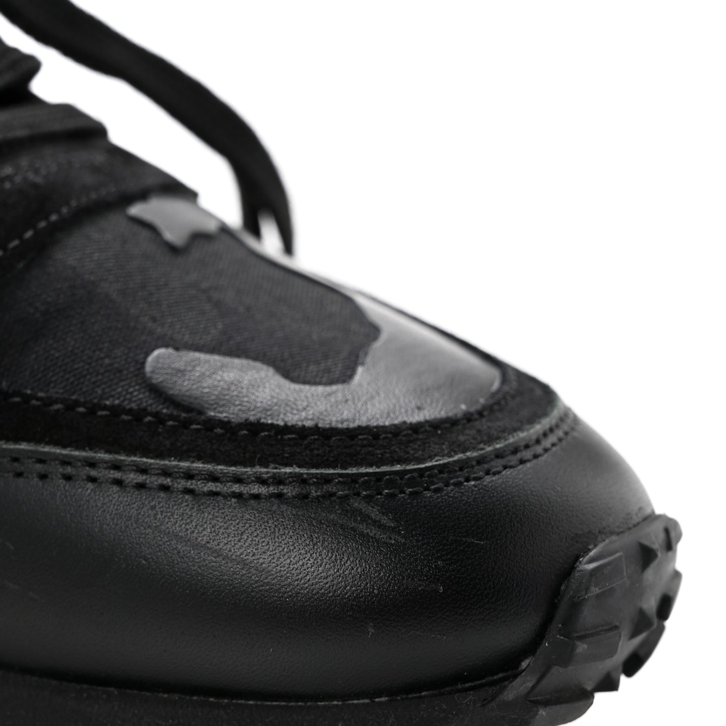 Nappa Suede Camouflage Womens Rockrunner Sneakers 39.5 Black