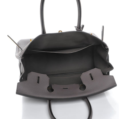 Hermes Togo Birkin 30 Etain 23 of 25