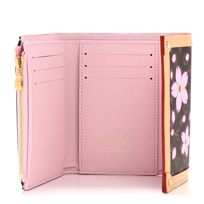 Louis Vuitton LV X TM Monogram Cherry Blossom Victorine Wallet Sakura Brown 9 of 14