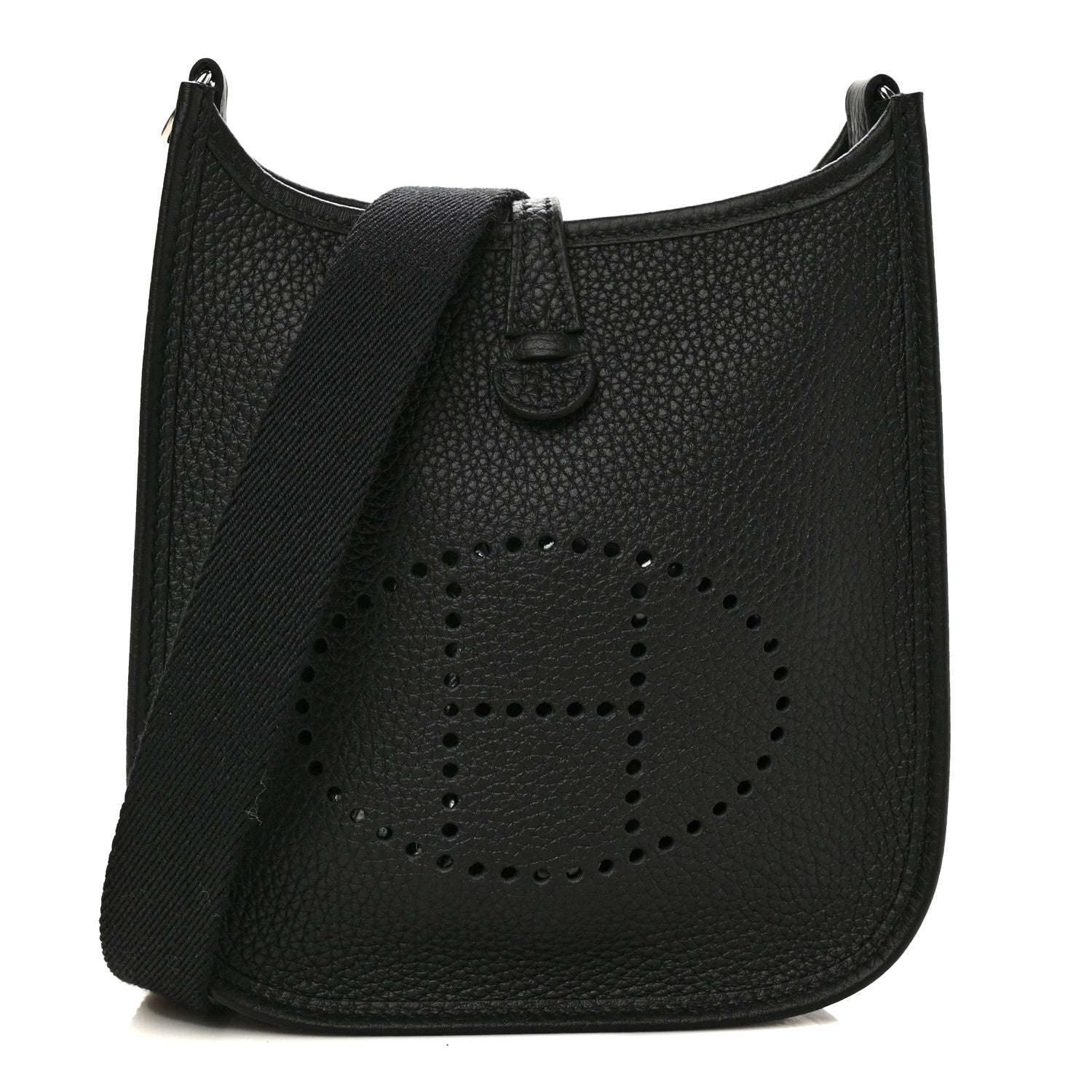 Hermes Taurillon Clemence Evelyne TPM Black 1 of 8